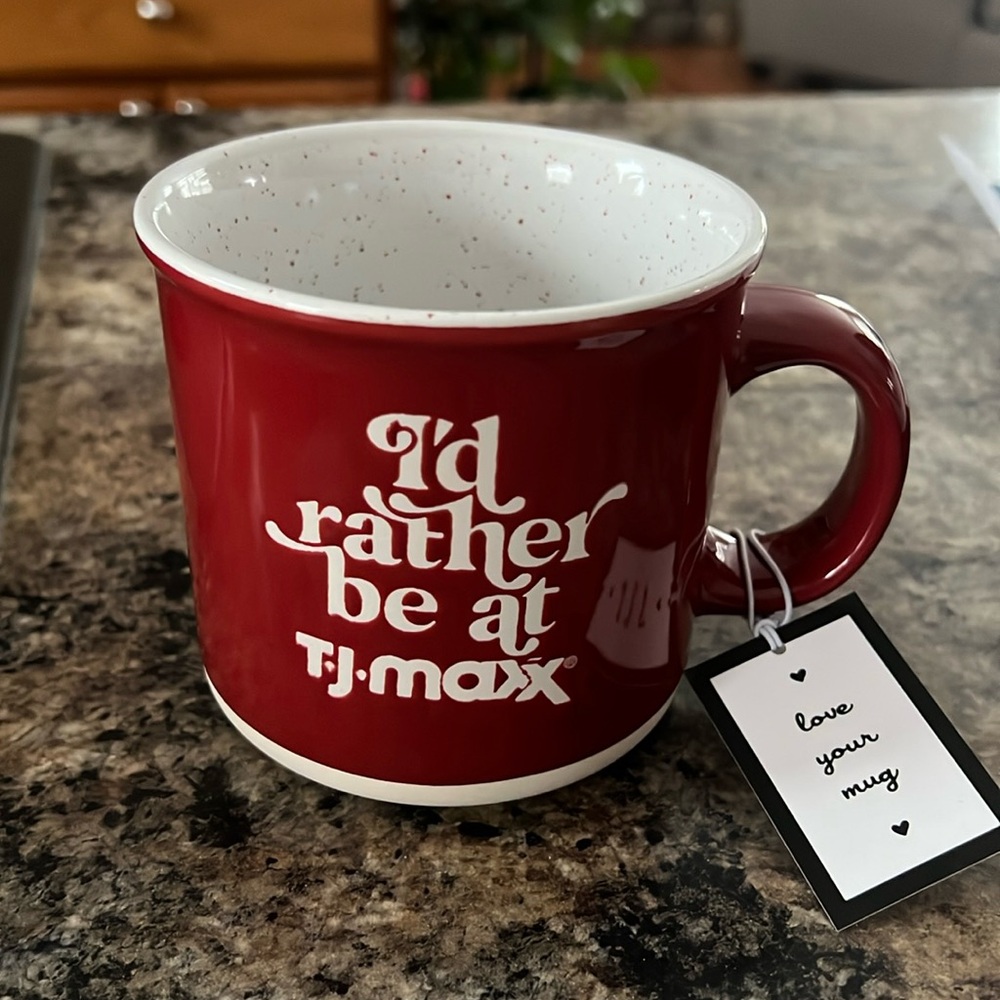 I'd Rather Be at TJMaxx Mug, NEW